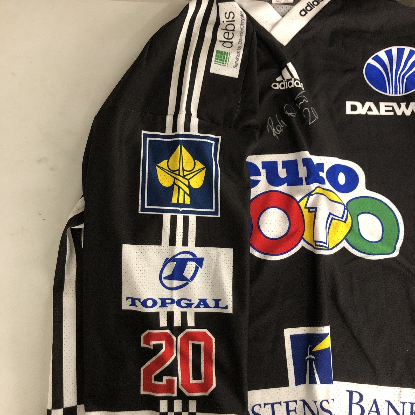 Radek Dvořák Signed HC Litvínov Czech Extraliga Adidas Hockey Jersey #20 Auto