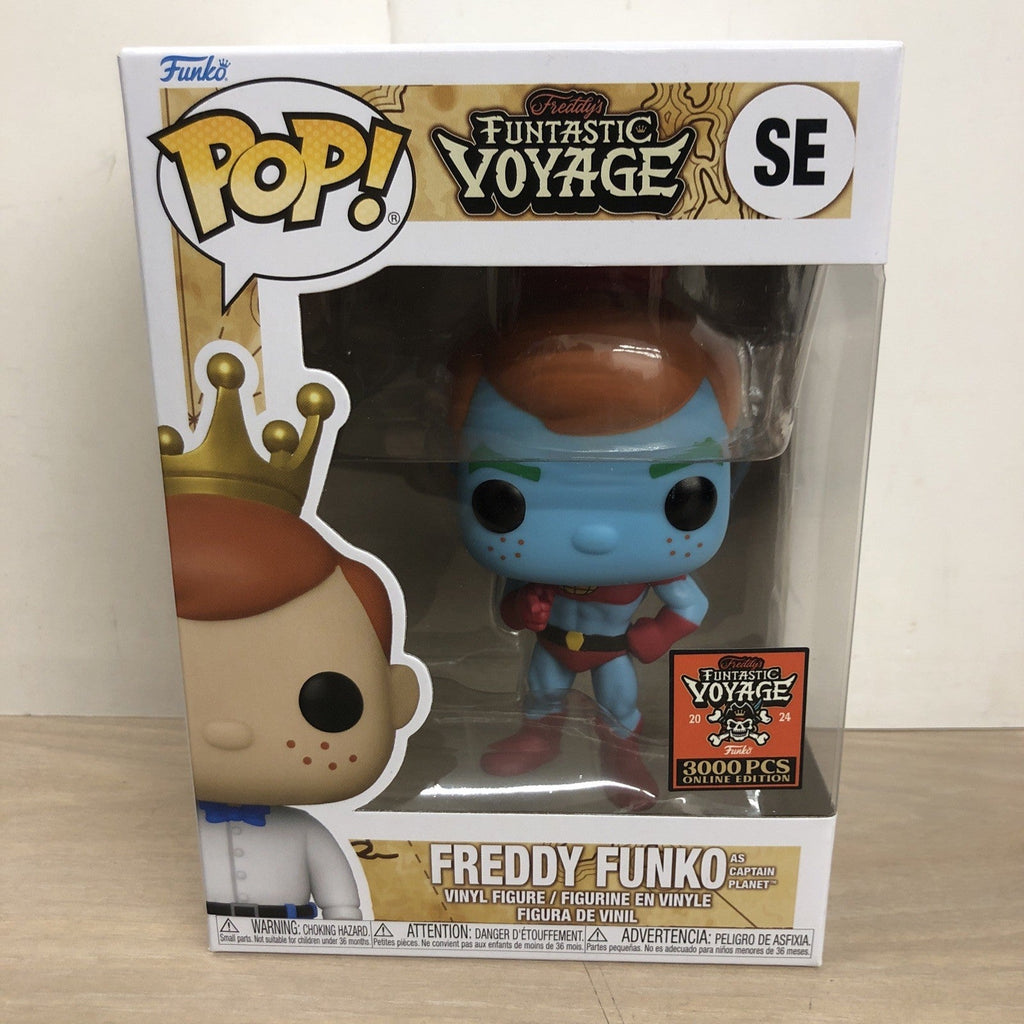 Pop! Freddy Funko as Captain Planet 2024 Fantastic Voyage Online Edition #SE