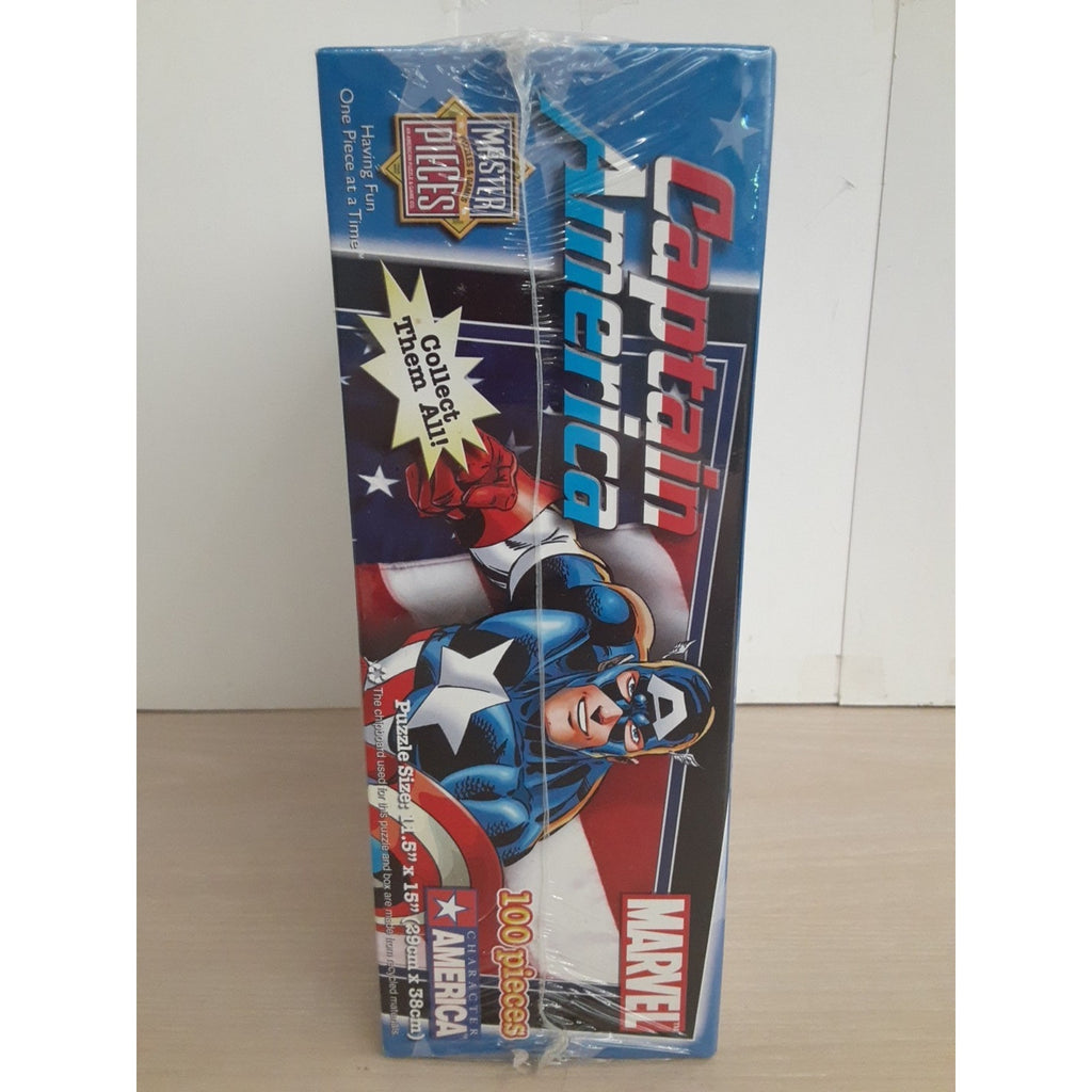 Marvel Captain America 100-Piece Multicolor Jigsaw Puzzle