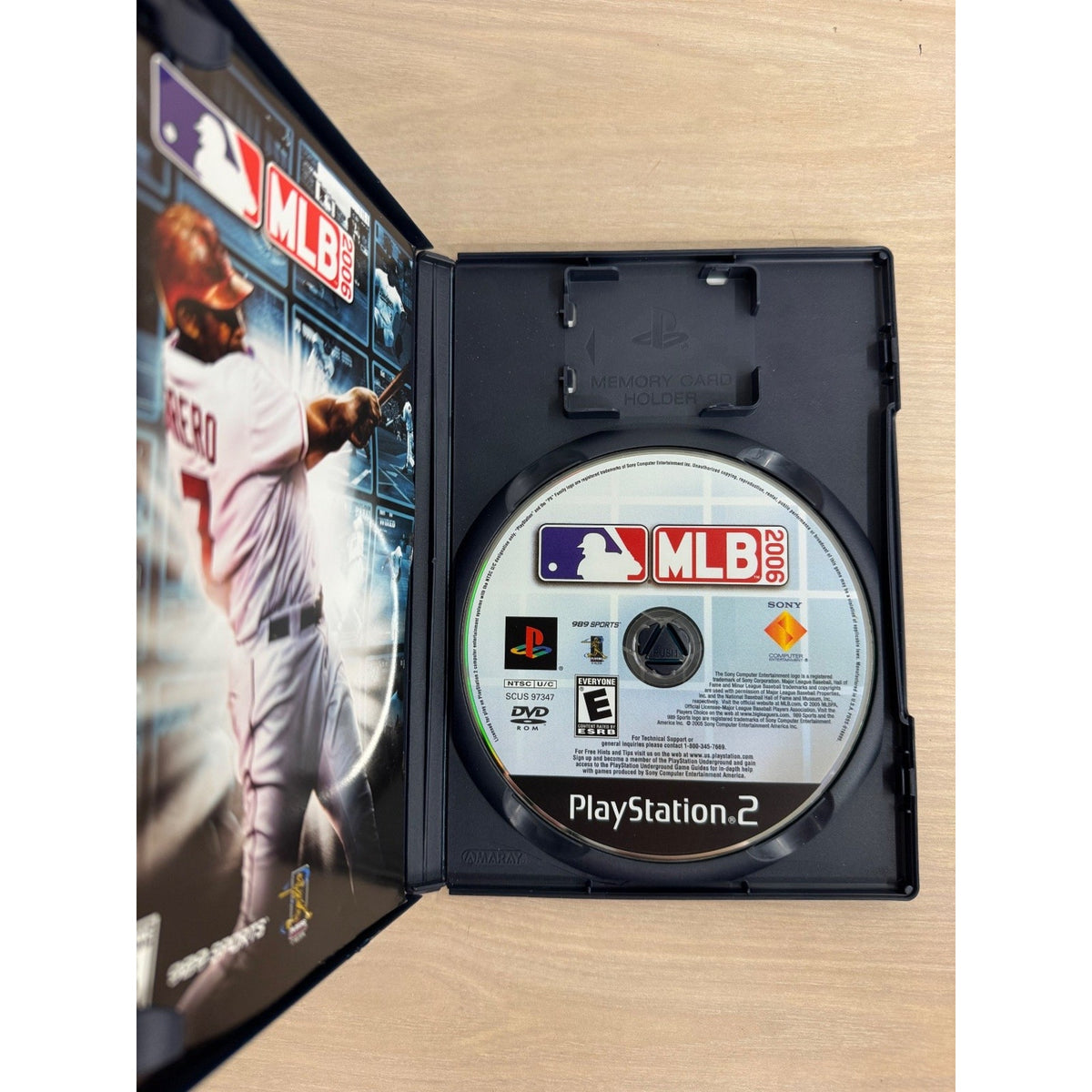 MLB 2006 PlayStation 2 Video Game Baseball Online Multiplayer NTSC U/C