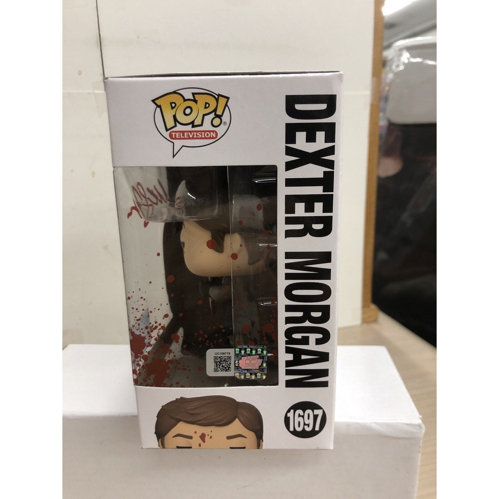 Funko Pop! Vinyl: Dexter - Dexter Morgan (Bloody) - Signed By Michael C Hall