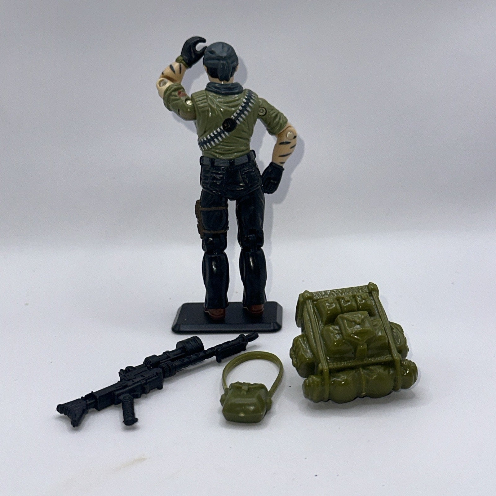 1987 Tunnel Rat v1 Figure Card Vintage G.I. GI Joe 3.75 ARAH *Near Complete