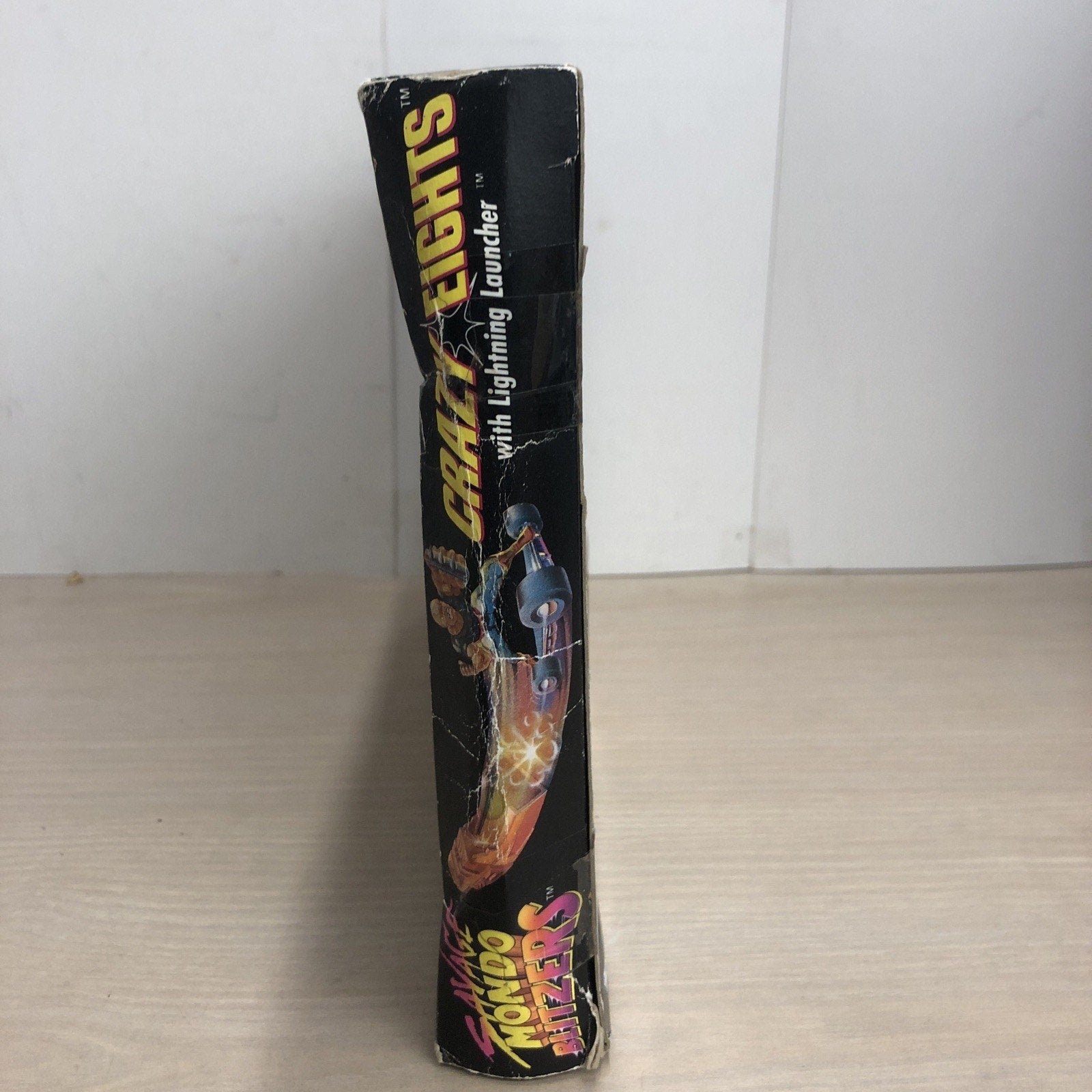 1992 Kenner Crazy Eights Savage Mondo Blitzers With Lighting Launcher Box