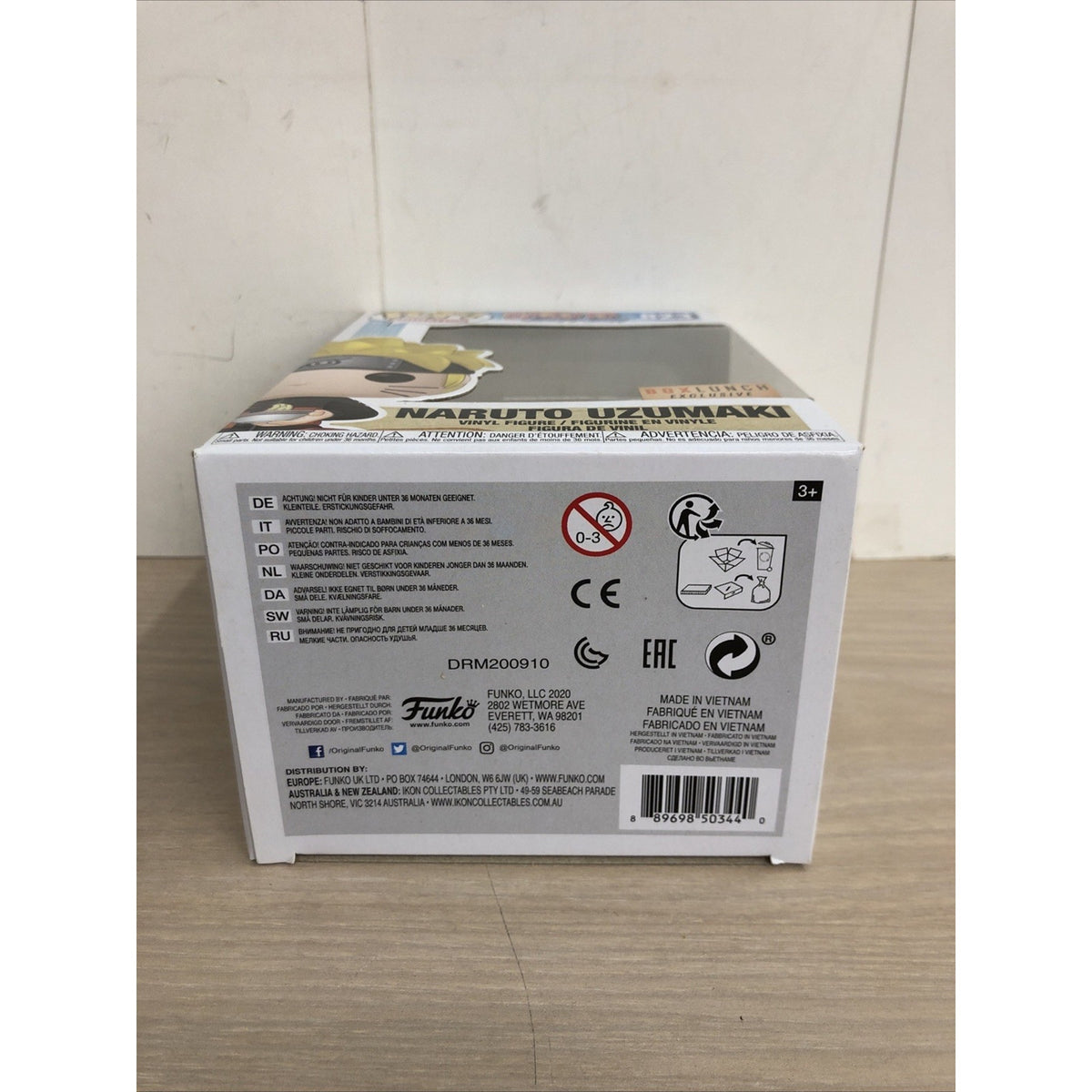 Funko Pop! Vinyl: Naruto - Naruto Uzumaki - Box Lunch (Exclusive) #823