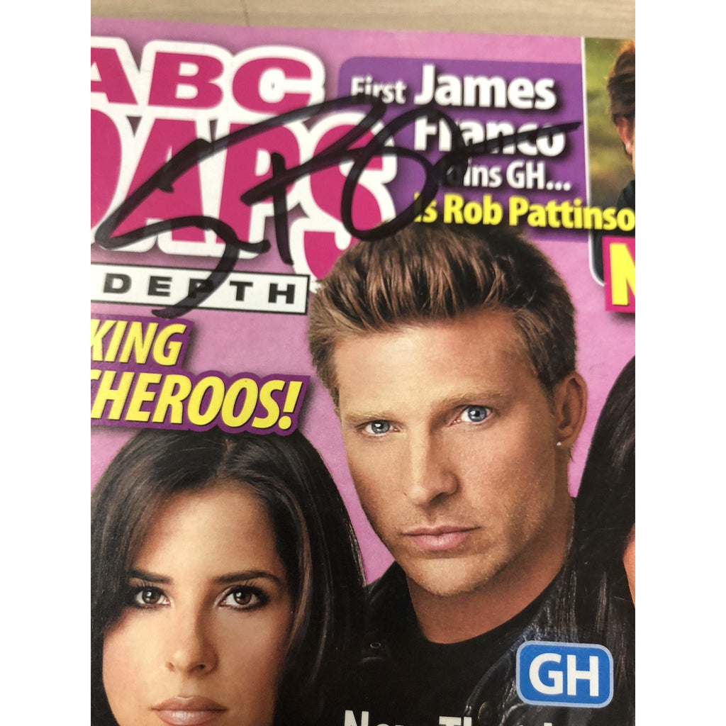 STEVE BURTON SIGNED ABC Soaps in Depth Nov 2, 2009 General Hospital AUTO CoA