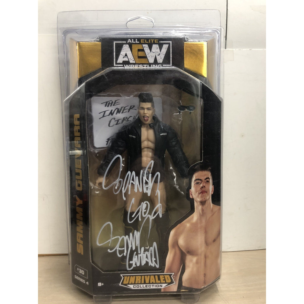 SAMMY GUEVARA AUTOGRAPHED UNRIVALED COLLECTION SERIES 4 #30 AEW Signed NO COA