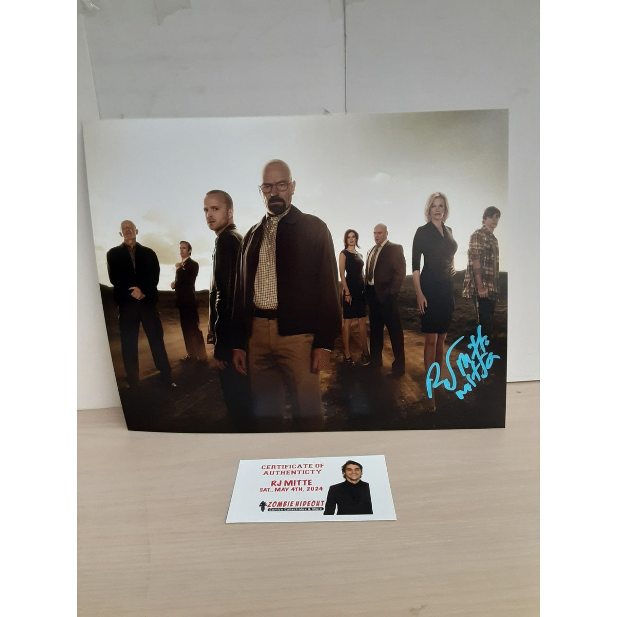 Rj Mitte Signed 8x10 Photo Autograph With COA Breaking Bad