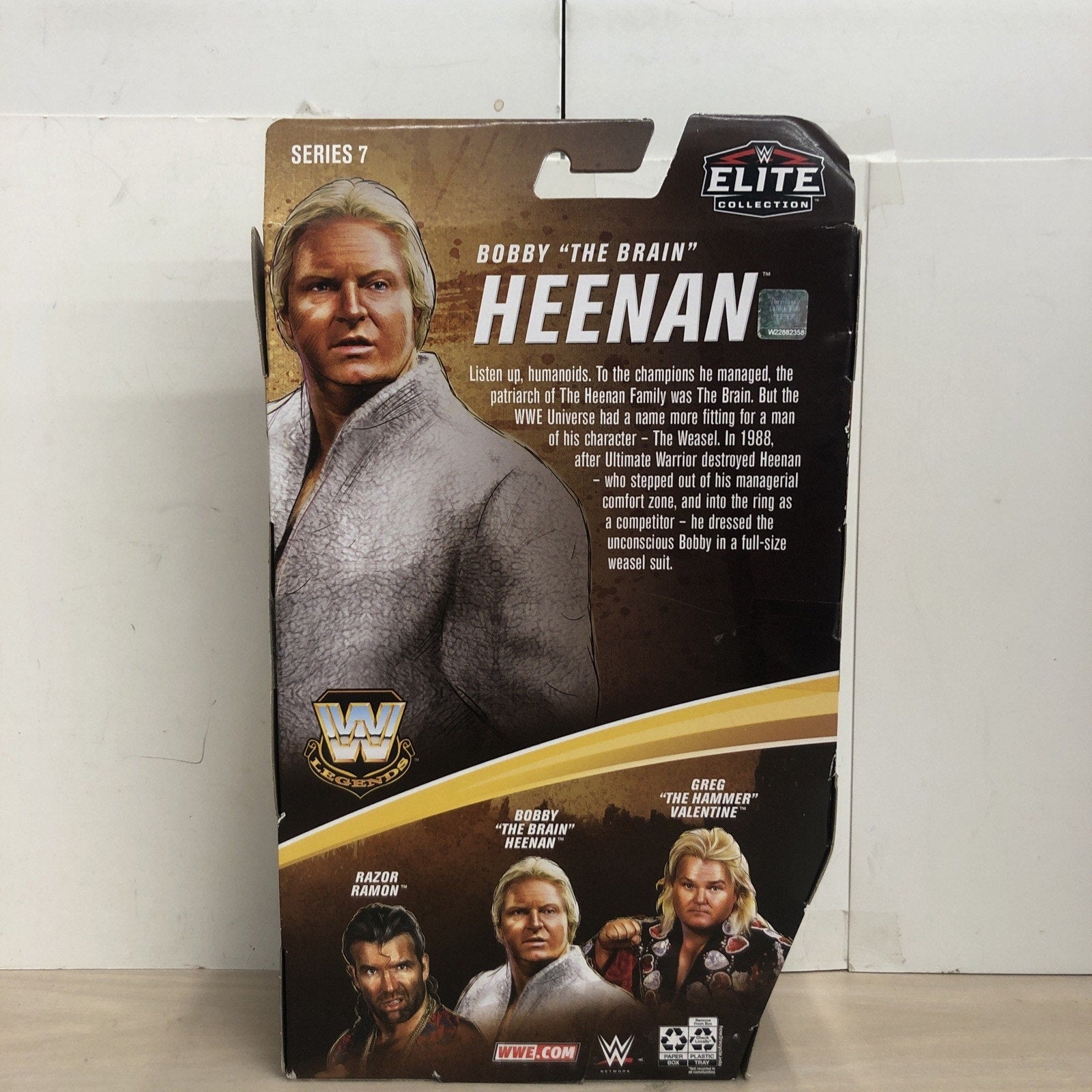 Mattel WWE Legends Elite Collection Bobby The Brain Heenan 6 inch Action Figure
