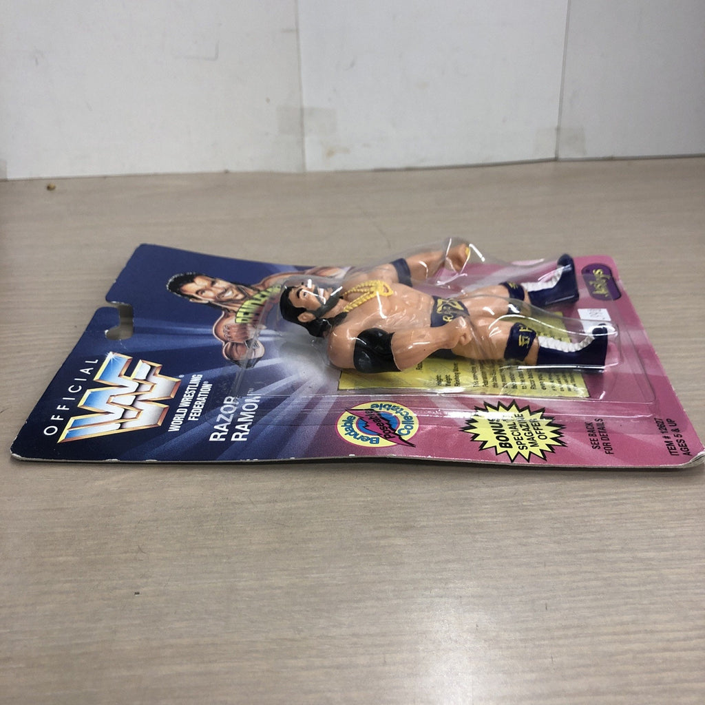 RAZOR RAMON BEND-EMS WWF WRESTLING SCOTT HALL JUST TOYS 1994 SEALED VINTAGE