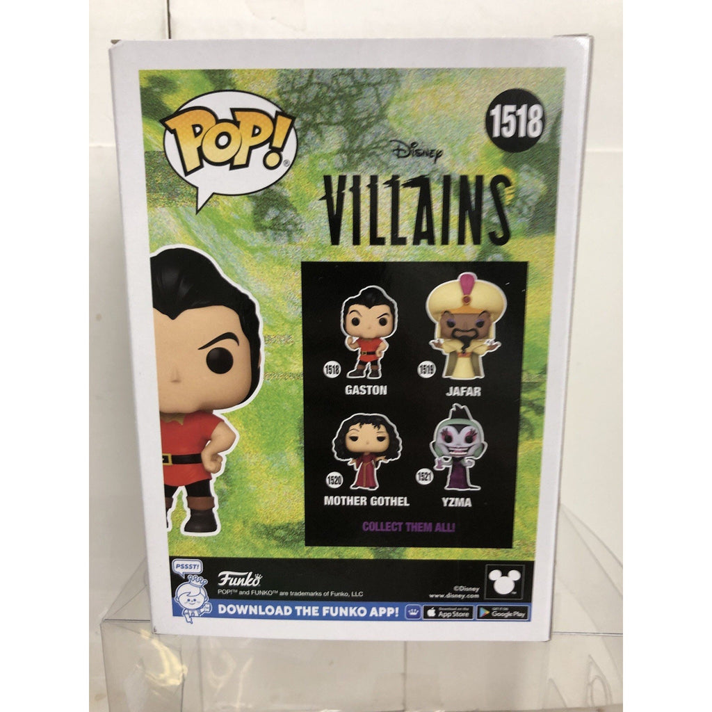 Signed Richard White Gaston Disney Villains 1518 Funko Pop COA Autograph