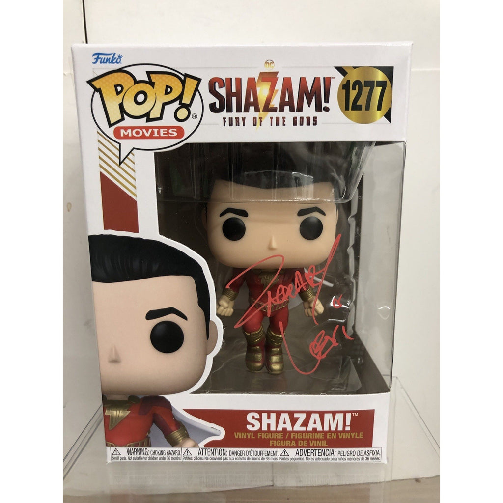 Zachary Levi signed Funko Pop Shazam! #1277 Autographed DC NO COA