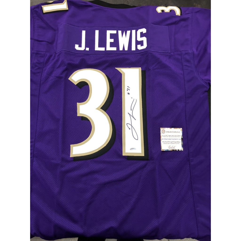 Jamal Lewis Signed Jersey Autograph Schwartz Sports COA Vikings
