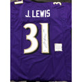 Jamal Lewis Signed Jersey Autograph Schwartz Sports COA Vikings