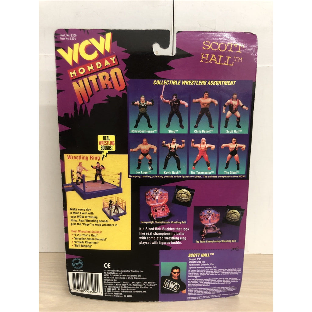 WCW Monday Nitro New World Order NWO Scott Hall Toymakers Figure