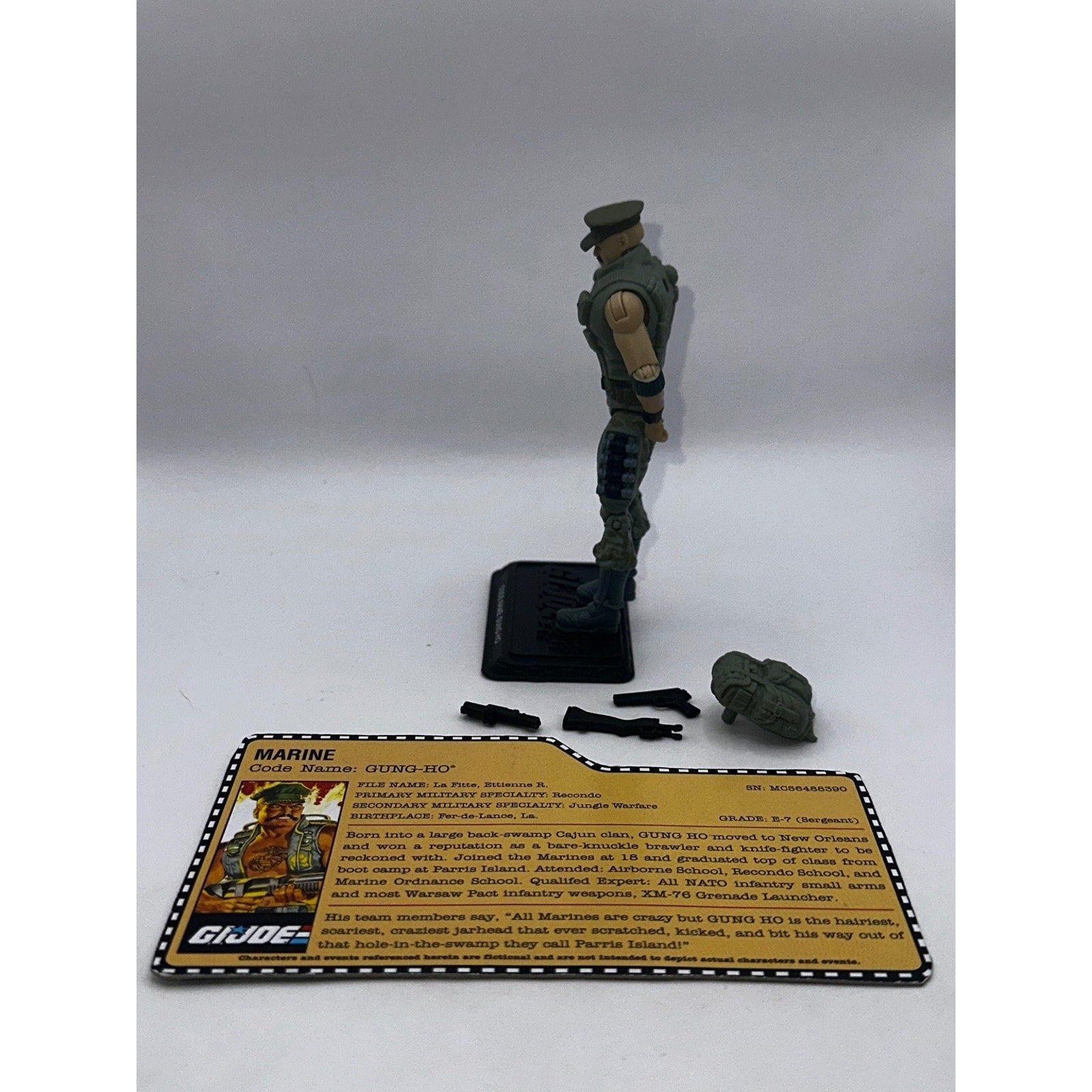 Hasbro GI Joe Gung-Ho 3.75 Inch Action Figure Jungle Warfare Accessories