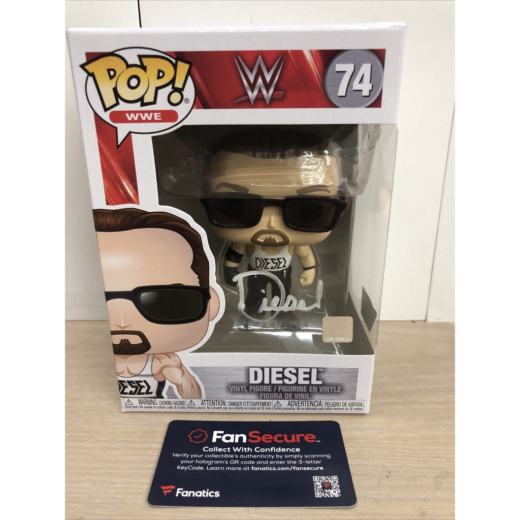 Funko Pop! Vinyl: WWE - Diesel #74 Signed Certified Fanatics