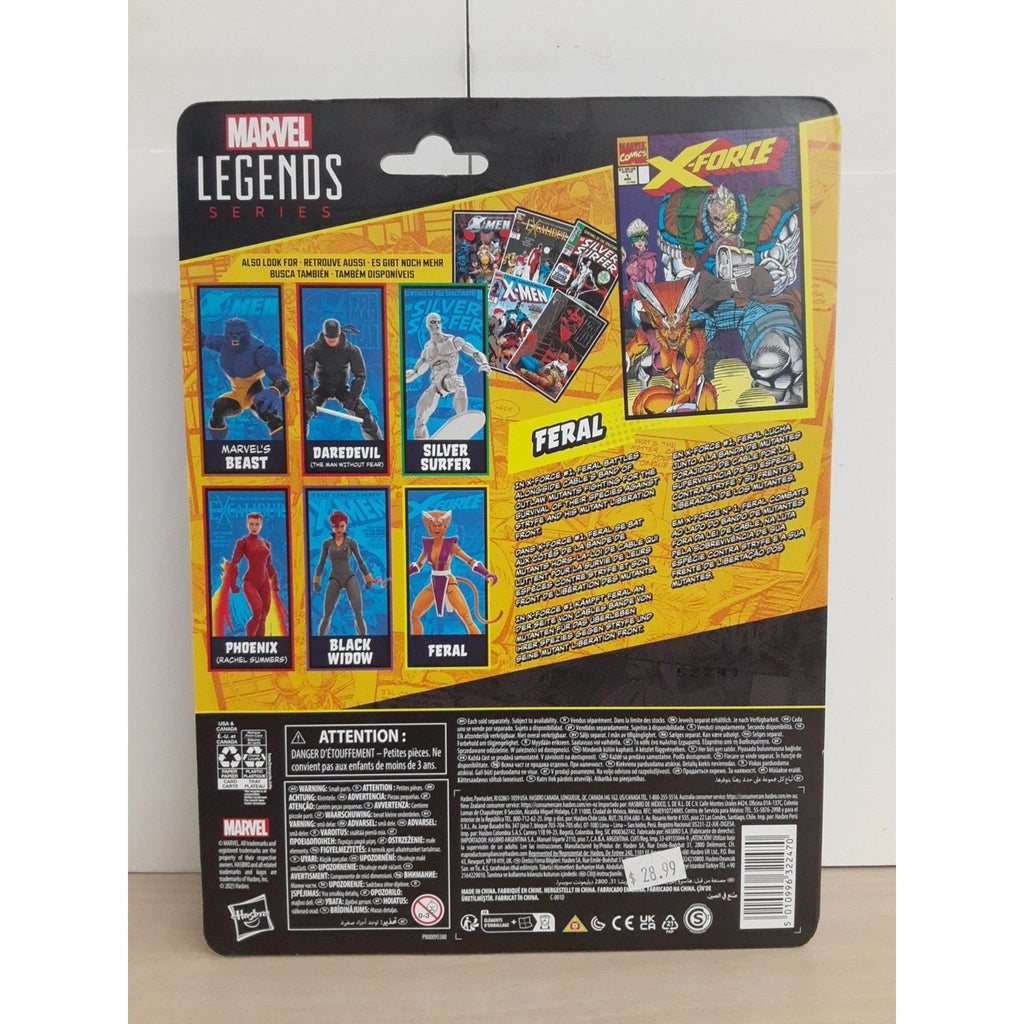 X-Men Marvel Legends Series Feral 6-Inch Action Figure