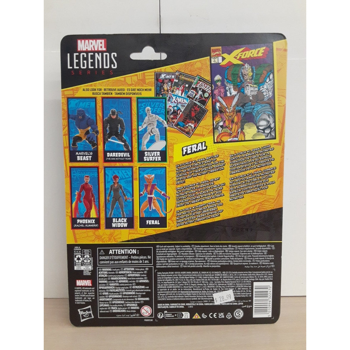 X-Men Marvel Legends Series Feral 6-Inch Action Figure