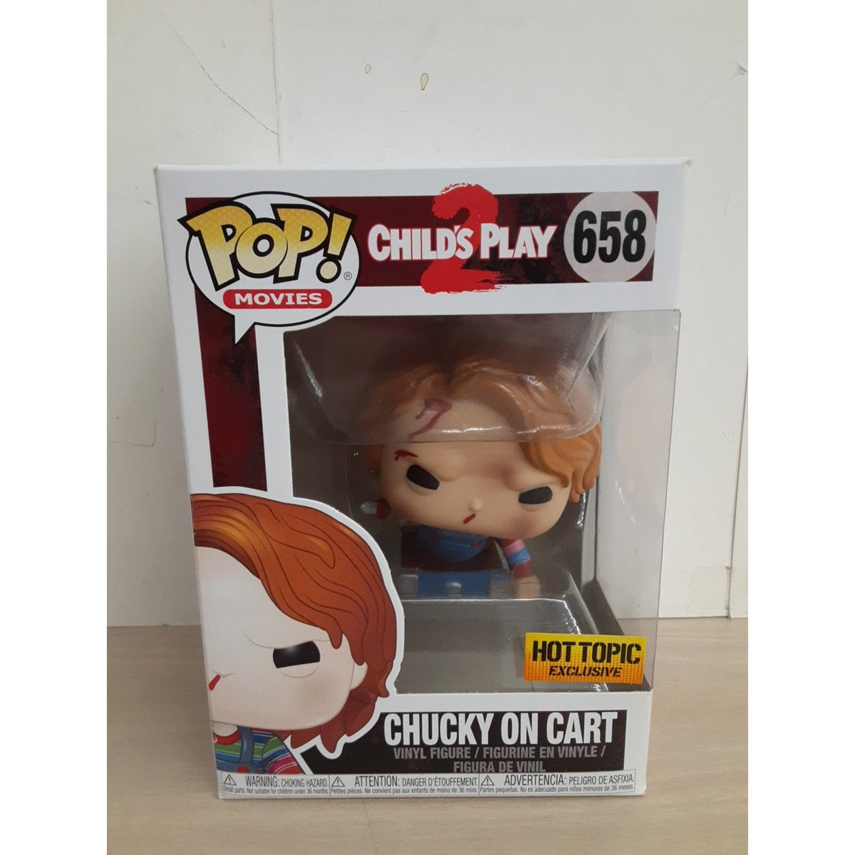 Funko Pop! Vinyl: Chucky on Cart - Hot Topic (Exclusive) #658