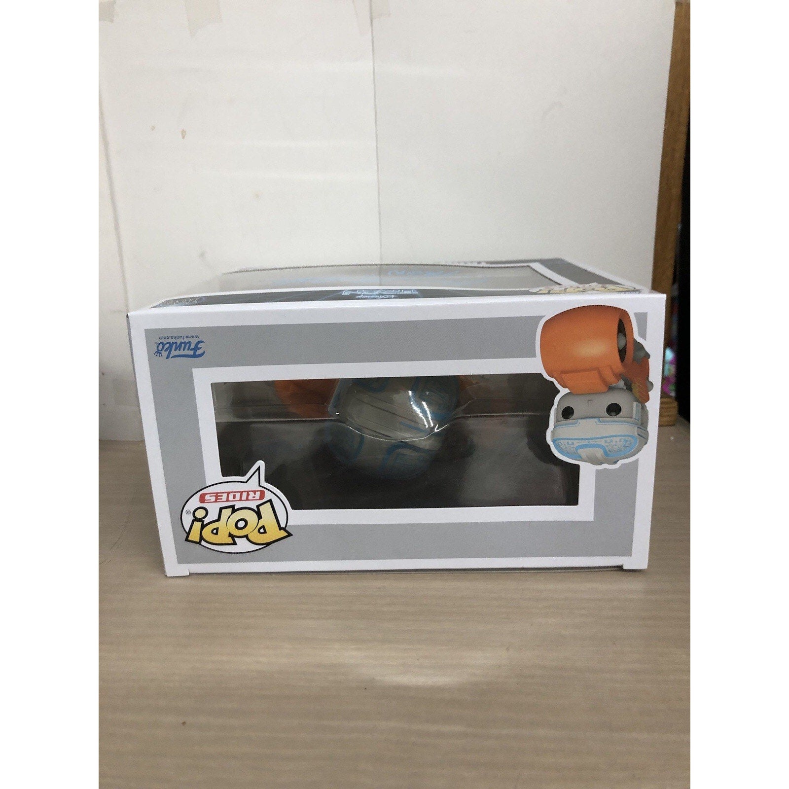TRON - ON LIGHT CYCLE - #134 - SIGNED FUNKO POP - BRUCE BOXLEITINER - OCCM CoA