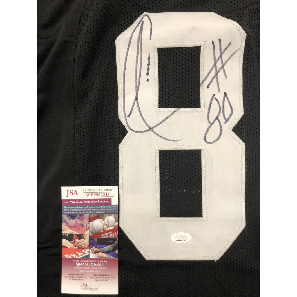 Donald Driver Signed Jersey Autograph JSA COA Black