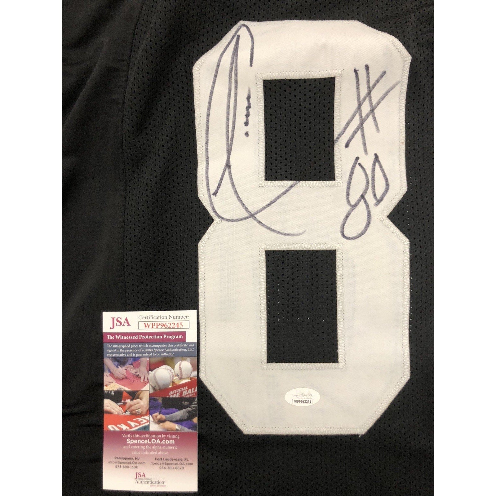 Donald Driver Signed Jersey Autograph JSA COA Black
