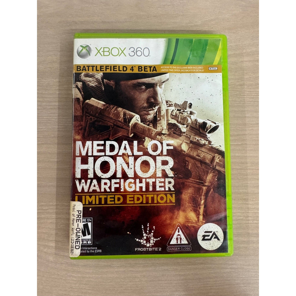 Medal of Honor Warfighter Limited Edition Xbox 360 Video Game FPS Shooter