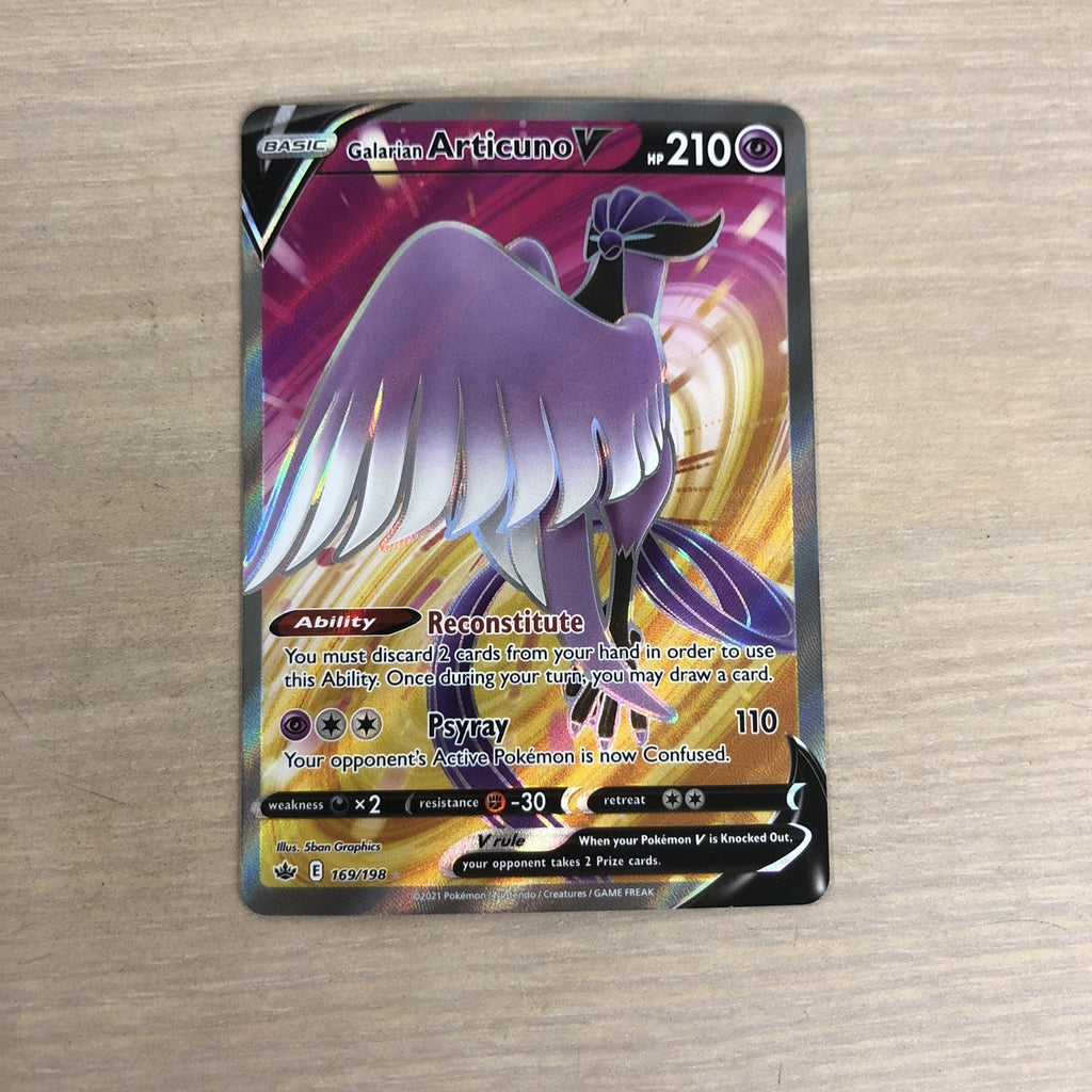 Galarian Articuno V (Full Art) 169/198 Swsh06: Sword & Shield - Chilling...