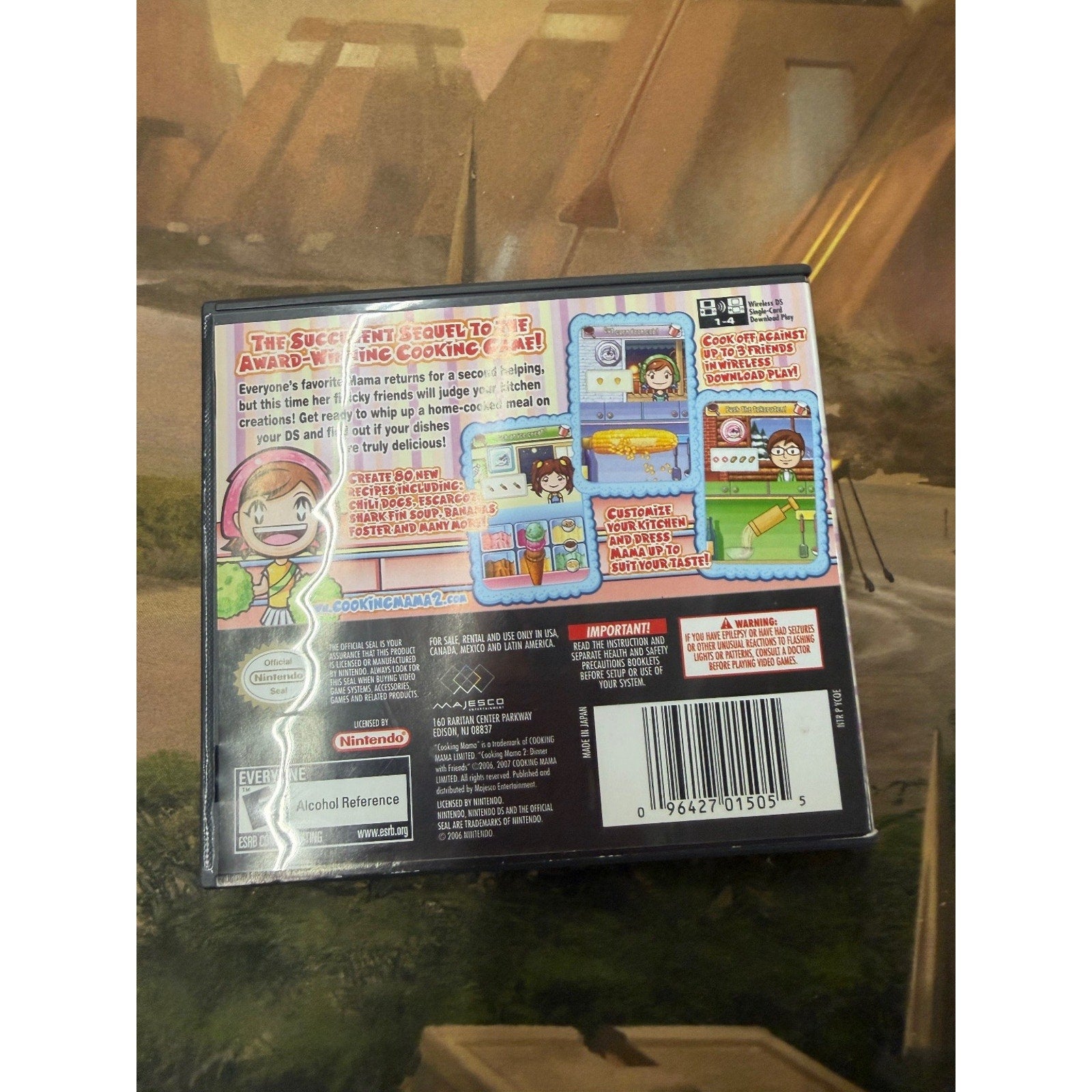 Cooking Mama 2: Dinner with Friends Nintendo DS Video Game Multiplayer