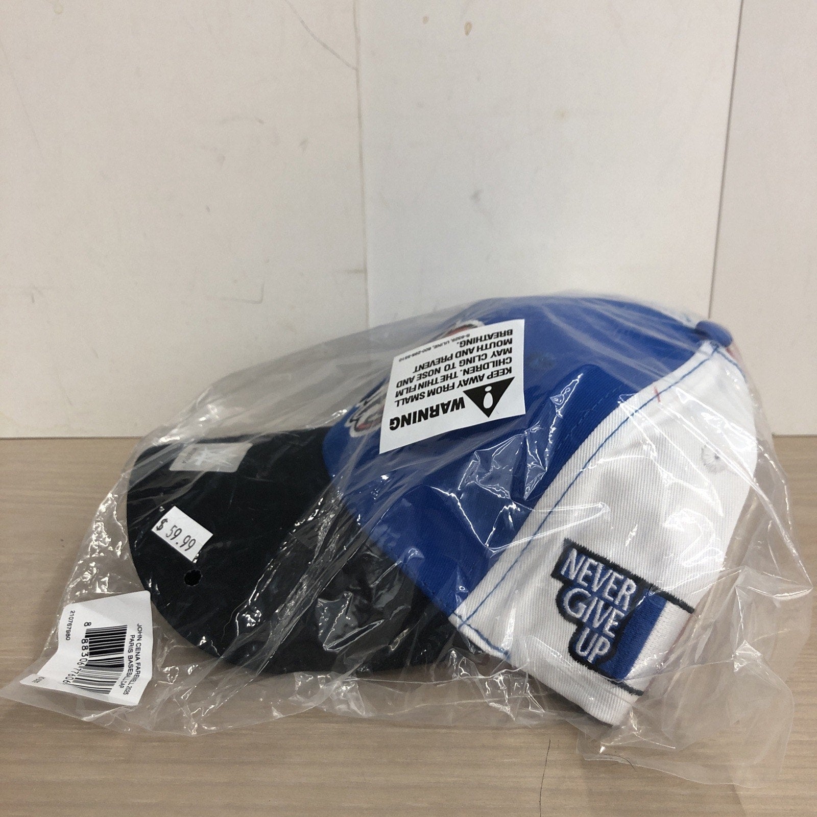 WWE John Cena Farewell Tour 2025 Paris Blue Baseball Cap