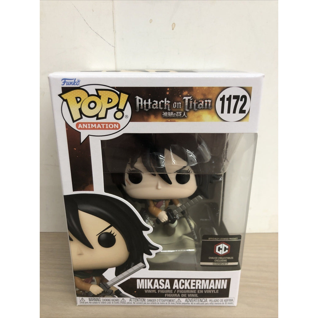 Funko Pop! Vinyl: Attack on Titan - Mikasa Ackerman - Chalice Collectibles...
