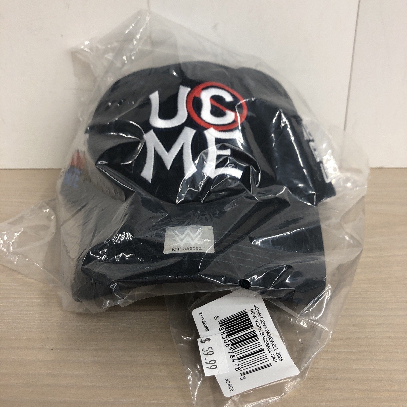 WWE John Cena Farewell Tour 2025 New York Blue Baseball Cap