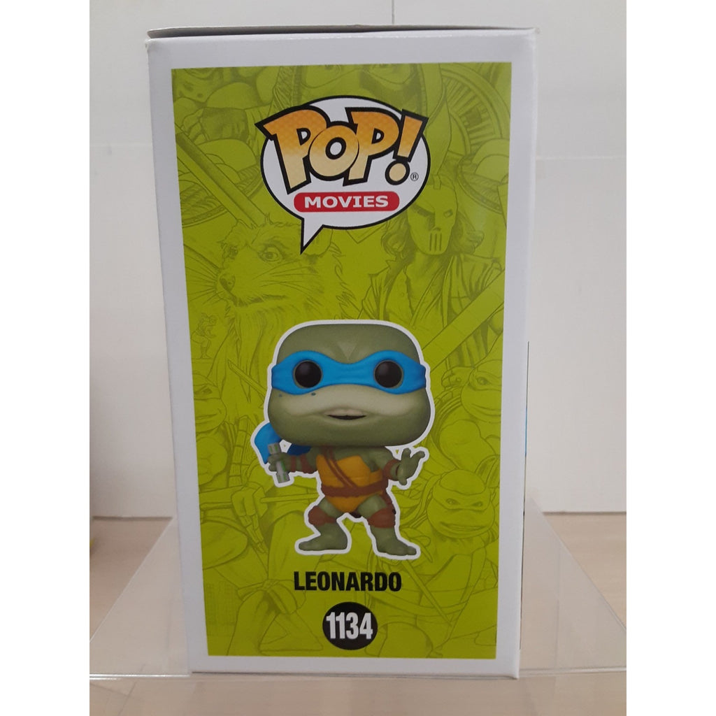 Brian Tochi Signed TMNT #1134 Leonardo Funko Pop w/ Inscription "Cowabunga Dude"