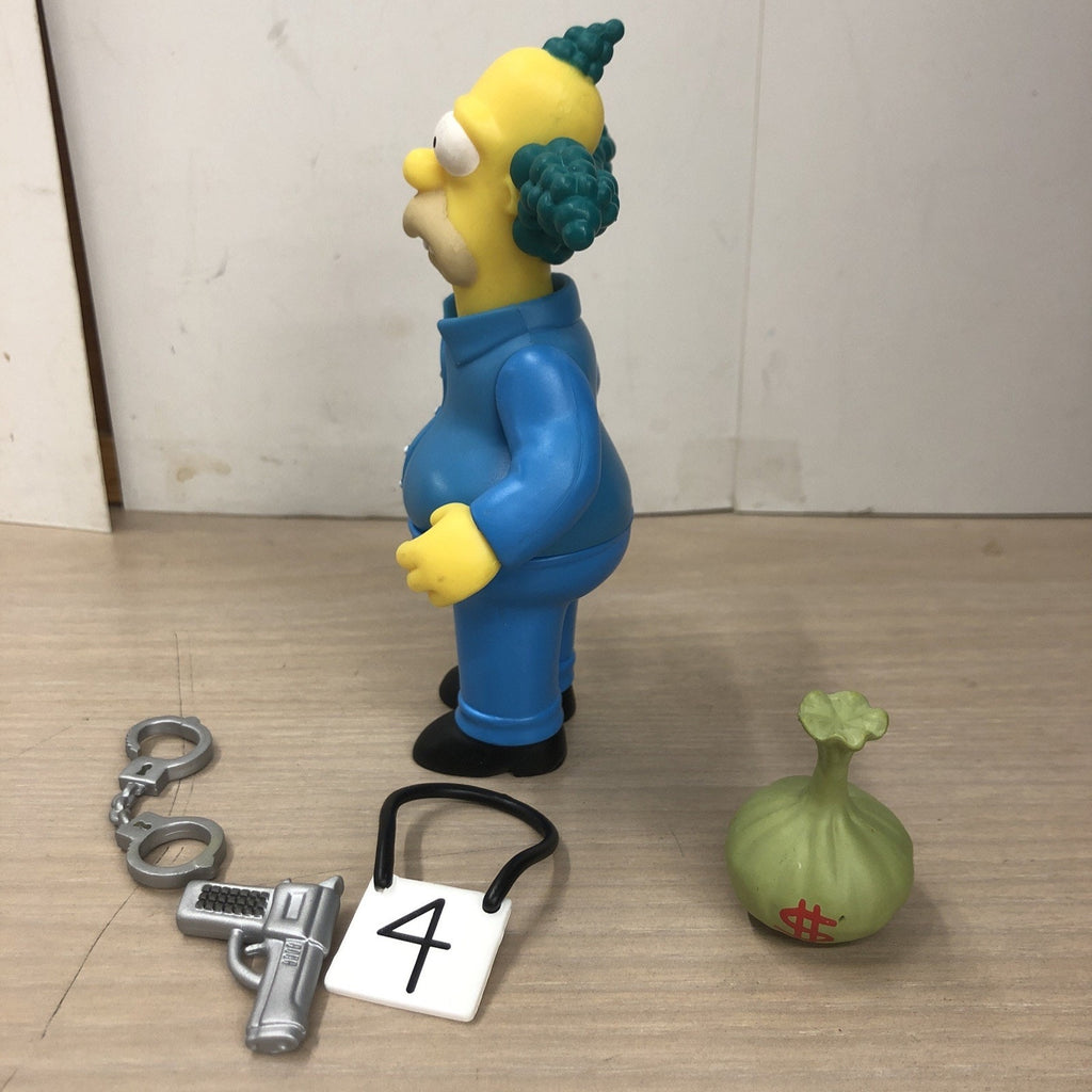 The SIMPSONS world of springfield BUSTED KRUSTY Playmates LOOSE COMPLETE