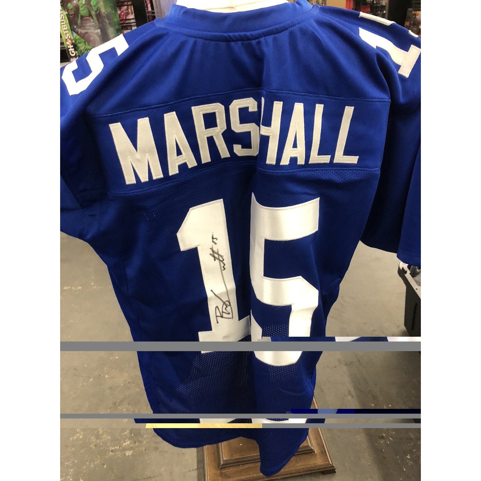 Brandon Marshall Signed Jersey Autograph JSA COA Giants