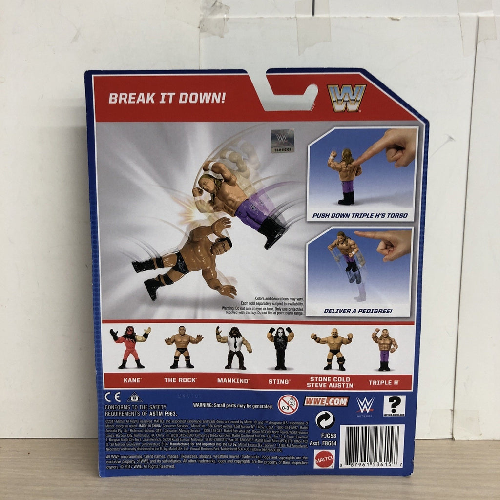 WWE Mattel Retro Series Triple H Hasbro Style Action Figure Mattel 2017 DX WWF