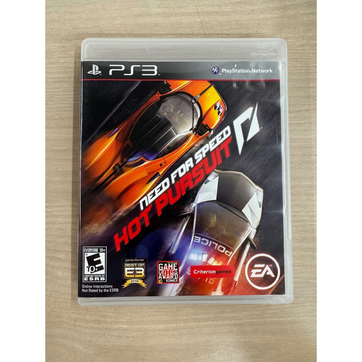 Need for Speed Hot Pursuit PS3 Video Game Racing Multiplayer EA