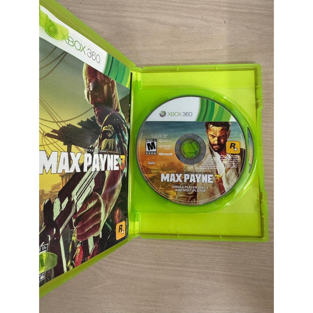 Max Payne 3 Xbox 360 2-Disc Set Video Game Action Shooter