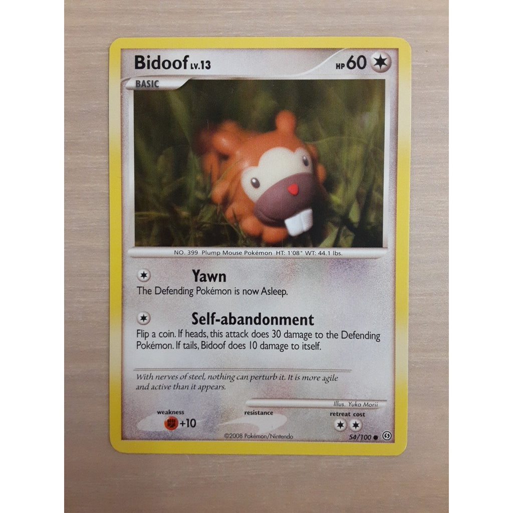 Bidoof 54/100 Stormfront Regular