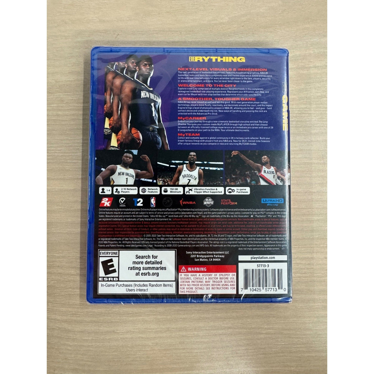 NBA 2K21 PS5 PlayStation 5 Video Game Basketball Multiplayer