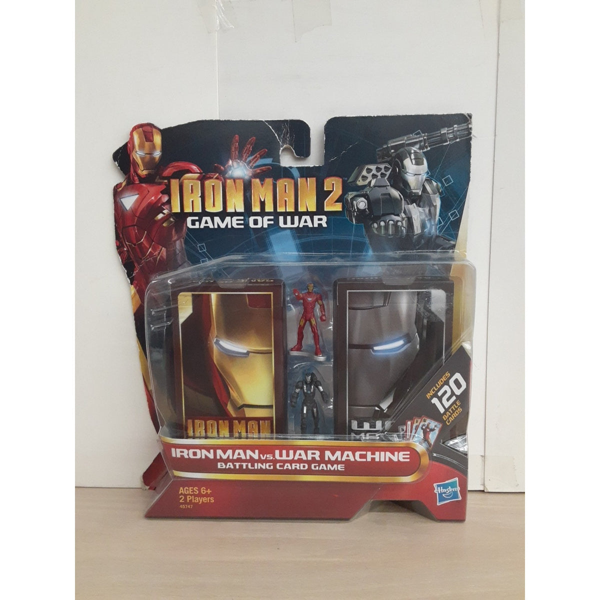 Iron Man-2 Game of War Iron Man vs. War Machine Battling Card Game Hasbro