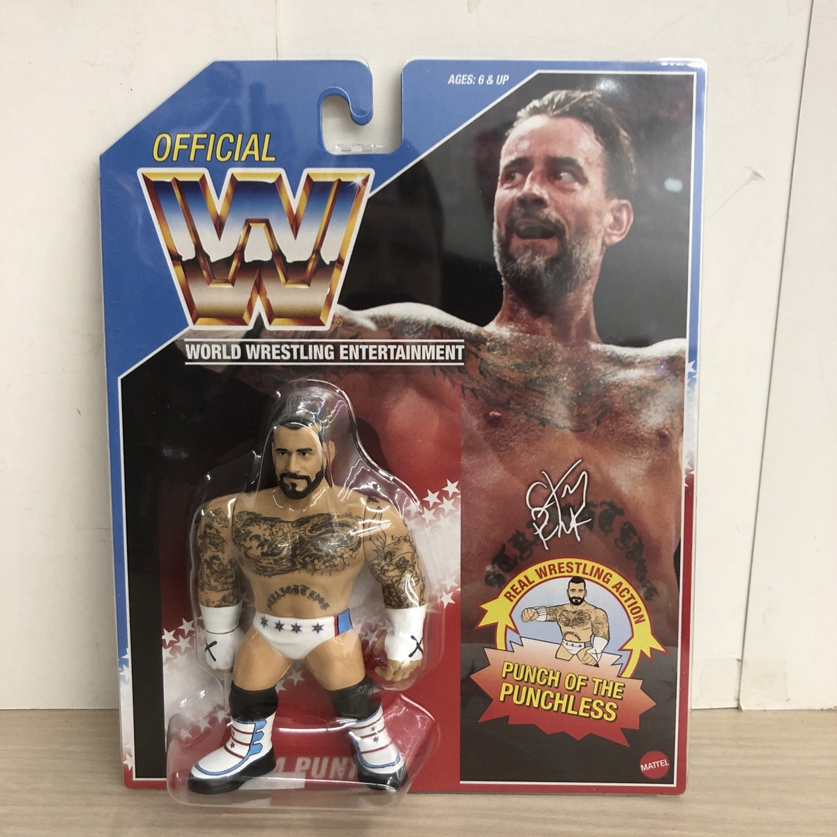 CM Punk WWE Retro Ringside Exclusive Wrestling Action Figure MOC
