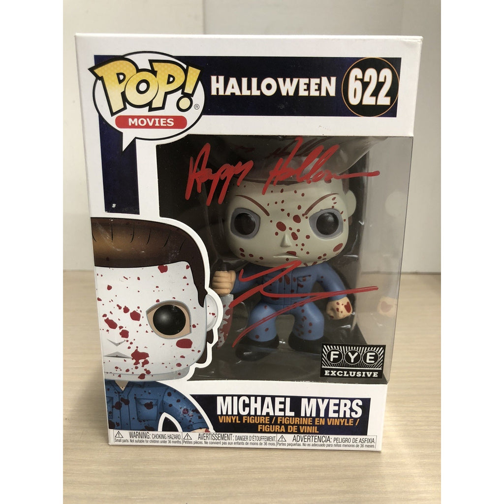 Autograph Signed TYLER MANE Michael Myers Funko 622 FYE Pop “Happy Halloween”