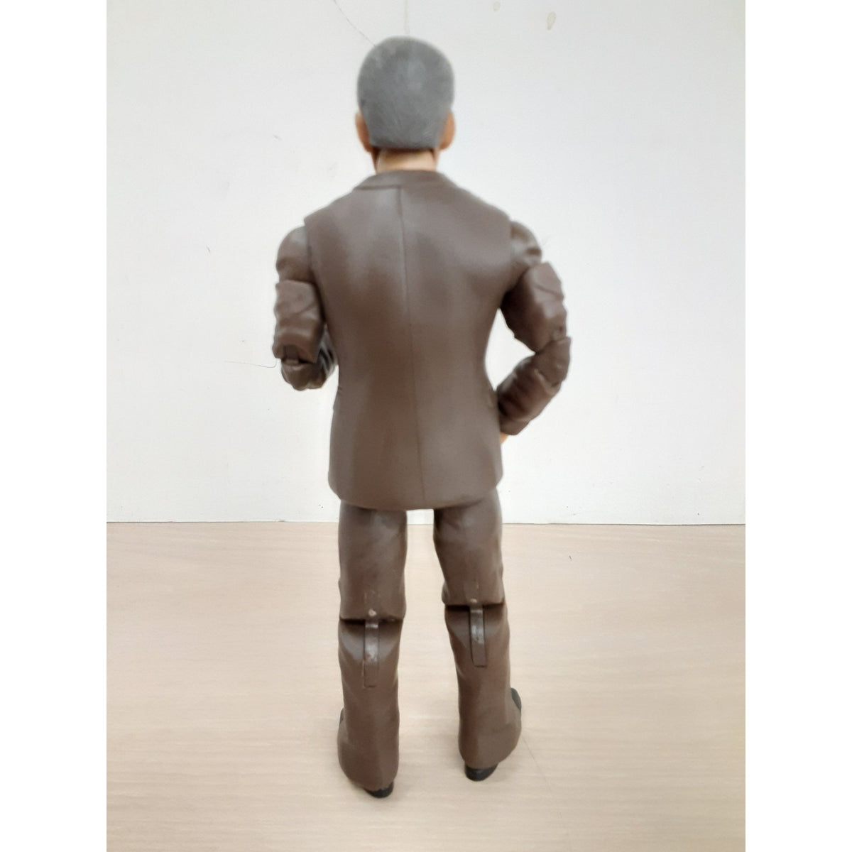 Custom WWE Mattel Mr. Vince McMahon Action Figure Brown Suit
