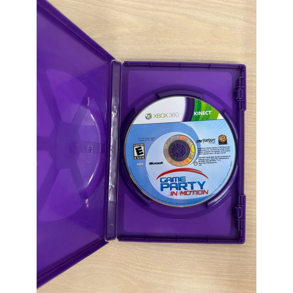 Game Party In Motion Xbox 360 Video Game Kinect Compatible Arcade Fun NTSC