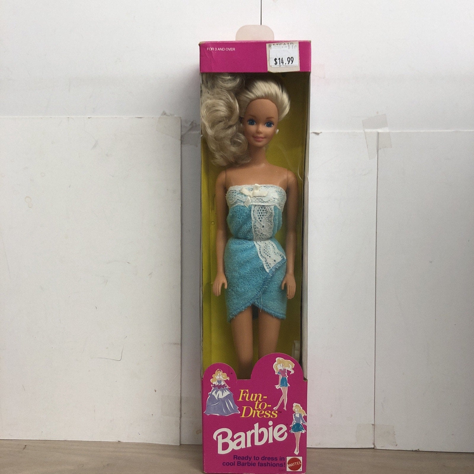 Vintage 1992 Fun To Dress Barbie and Robe Towel