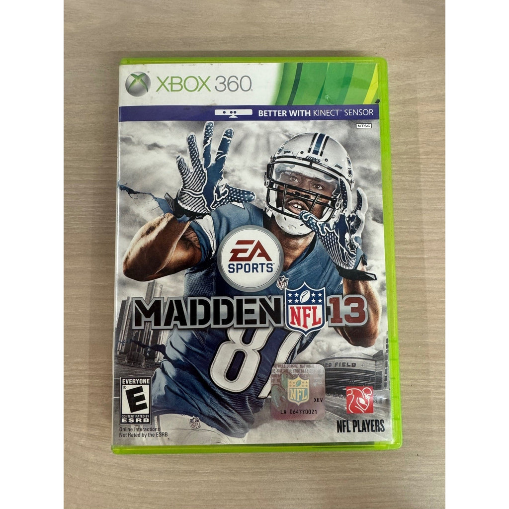 Madden NFL 13 Xbox 360 Video Game EA Sports Football NTSC Kinect