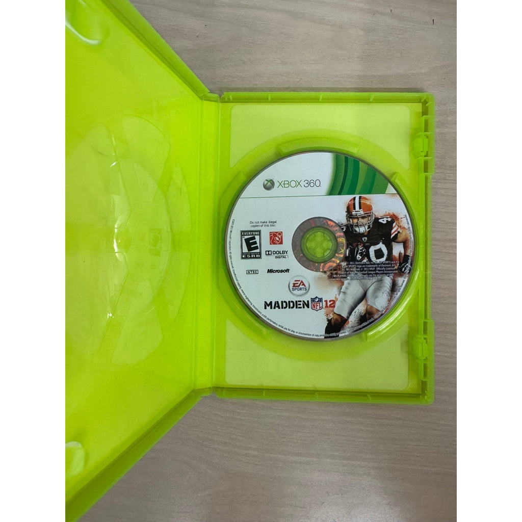 Madden NFL 12 Xbox 360 Video Game Football Sports NTSC EA Sports