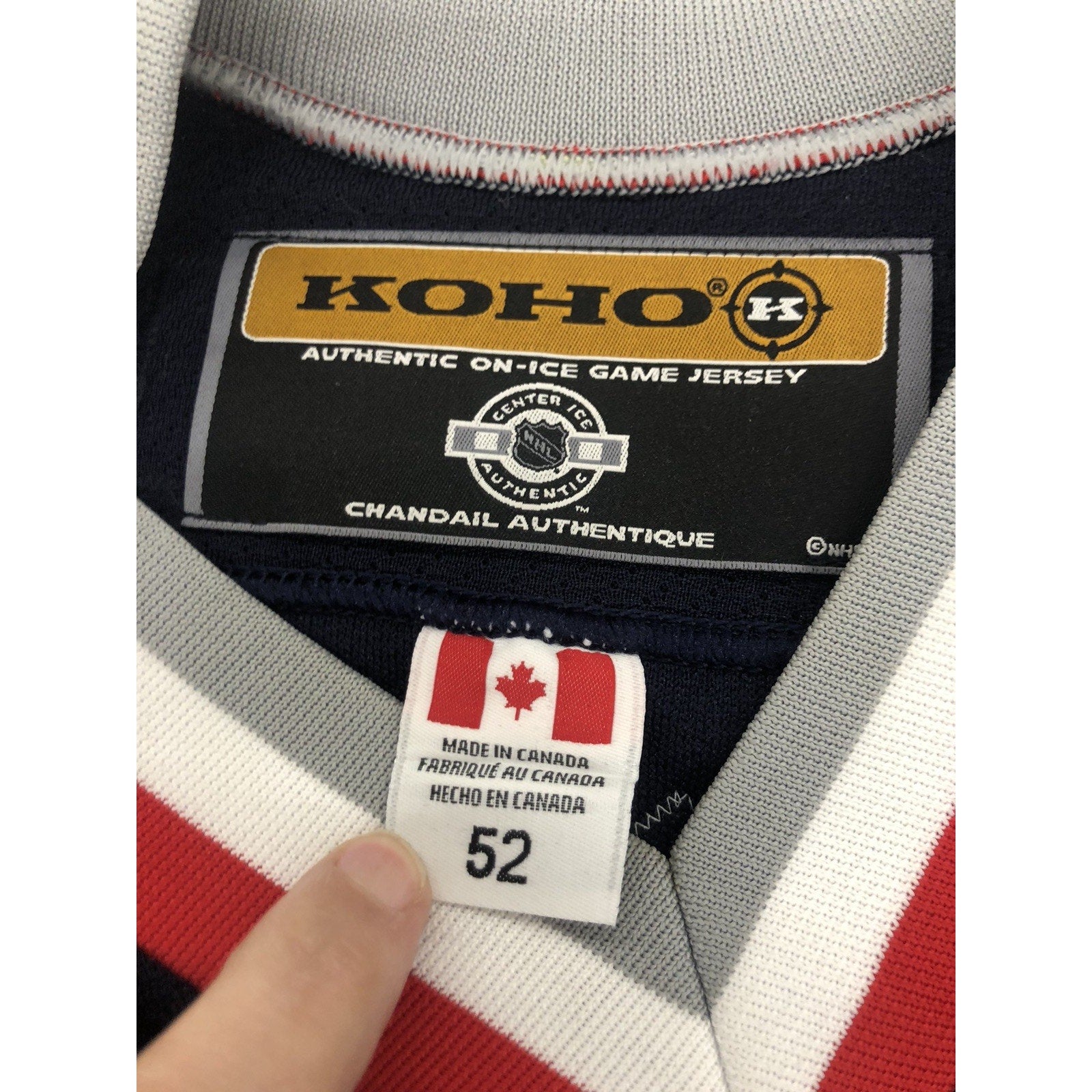 PETR NEDVED NEW YORK RANGERS SIGNED Authentic JERSEY NHL Autograph Sz 52 No CoA