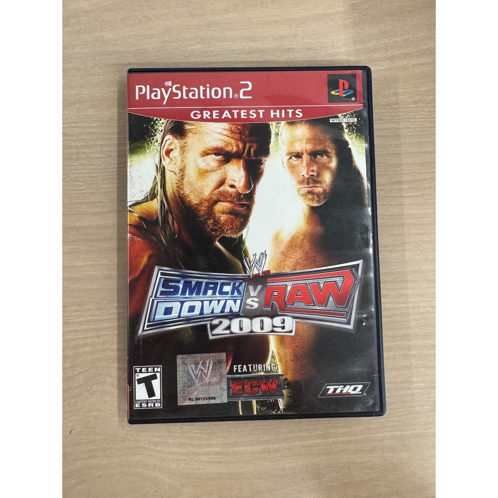 WWE SmackDown vs. Raw 2009 Greatest Hits PlayStation 2 PS2 Wrestling Game
